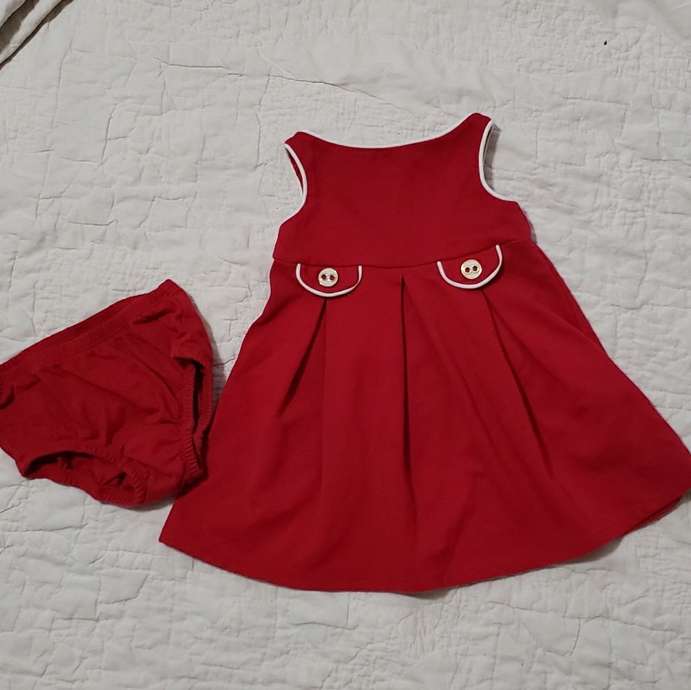 Baby Gap Red Sailor Dress